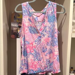 Lilly Pulitzer Floral Tank Top